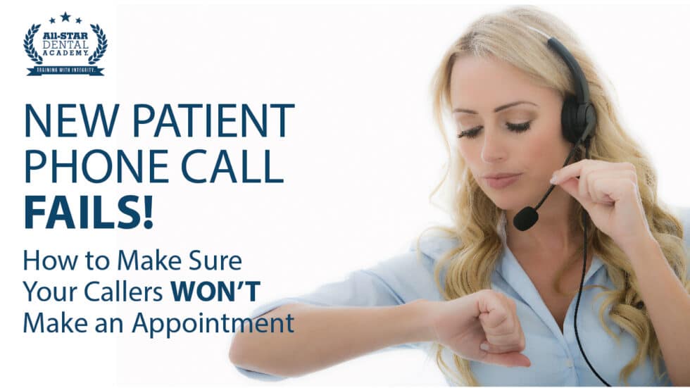 New Patient Phone Call FAILS! Part 3! How to Not Get The Appointment